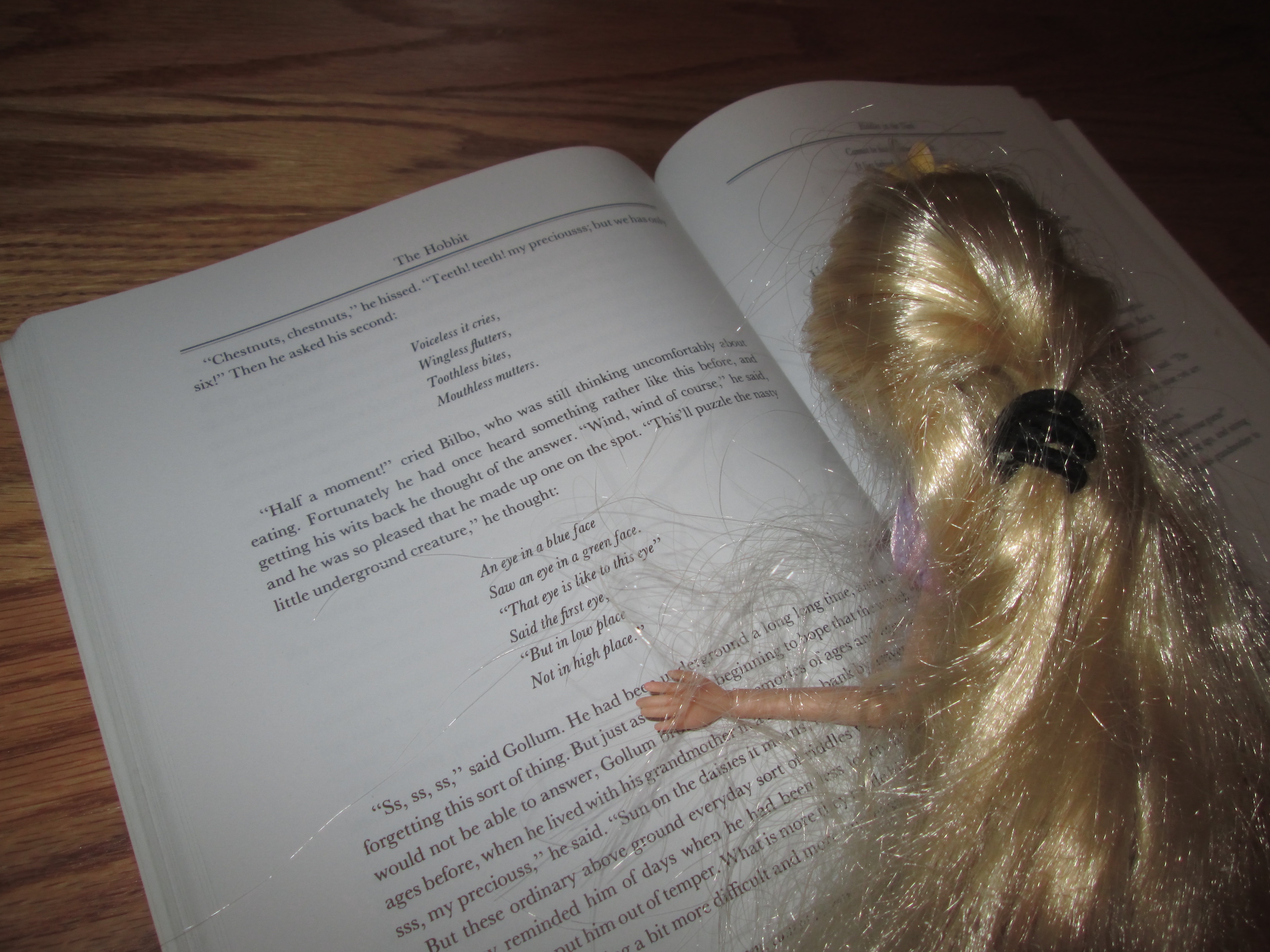 Rapunzel reading 